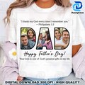 Custom Father’s Day Canva Template Png, Personalized Gift For Dad Png, Custom Dad And Kids Photo Png, Bible Verses Png, Christian Dad Png product logo
