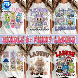 Lot de personnages de dessins animés roses tendance, cadeau parfait pour enfant, coquette de Pâques, poupée avec noeud pour enfants, png, dessin animé drôle, coquette de Pâques png