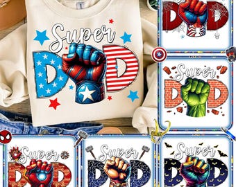 Bundle super papa Png, meilleur papa jamais Png, super héros fête des pères Png, papa drôle PNG, paternité Png, papa vie Png, cadeau pour père Png