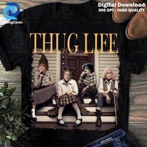 Thug Life Witches Png, 3 Witch Sisters Png, Bad Witches Vibes, Halloween Witch Png, Witches Movie Png, Retro Halloween Png, Spooky Season