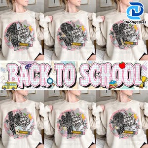 Preppy Back to School Bundle PNG, Coquette Teacher First Day of School Shirt Design, Girly Pencil Back To School, Pre-k 1st/2nd/3rd Grade