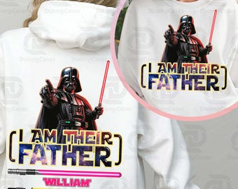 Personalized I Am Their Father Png, Funny Custom Fathers Day Shirt With Kid Names Png, Custom Dad Shirt Design Png, Movie Dad Png