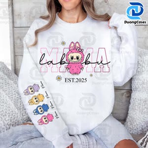 Trending Pink Cartoon Character Png, Perfect Gift for Kids, Mama Coquette Bow Png, Cute Doll For Kids Girls Png, Funny Cartoon Png