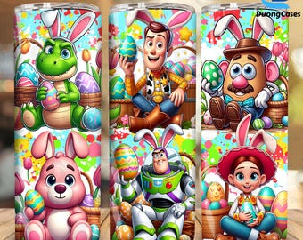 Cartoon Movie Chilling With My Peeps Tumbler Wrap, Funny Easter Bunny 20oz Skinny Tumbler Sublimation Design Png, Toy  Peeps Easter Png