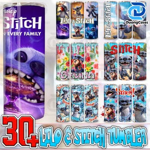 30+ Blue Monster Character 20 OZ Tumbler Wrap Bundle Design, Digital Download, Skinny Straight Wrap, Cartoon 20 OZ Tumbler Wrap