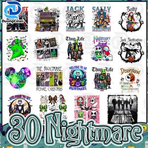 Halloween Nightmare Friends Png Bundle, Thug Life Png, Halloween Monster Png, Spooky Season Png, Trick Or Treat Png, Lovers Nightmare Png