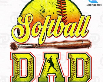 Retro Softball Dad Png, Softball Dad Like A Baseball Dad But With Bigger Balls Png, Softball Game Day Png, Prezent dla Taty, Dzień Ojca Png