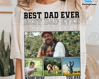 Personalizza il modello Canva "Il miglior papà di sempre", Buon giorno del papà PNG, Regalo per papà PNG, Nome personalizzato bambino PNG, Immagini fai da te, File digitale