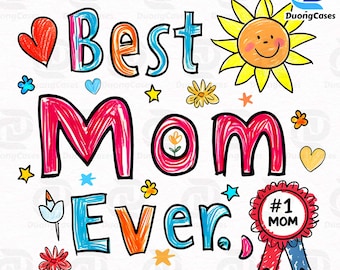 Funny Best Mom Ever Png, Mom Club Png, Cute Mama Png, Cool Mom Life Png, Vintage Mother Png, , Mother's Day Gift Png, Trendy Mom Png