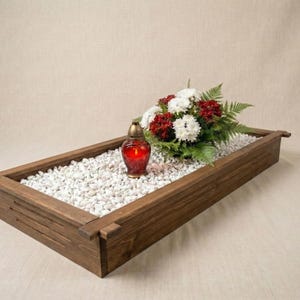 Grabrahmen aus Holz, Grabrahmen, Grabeinfassung, Grabrahmen, Encadrement de tombe, Graf inlijsten