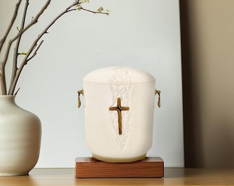 Composite Cremation Urn KP01, Cremate Urn For Ashes Adult, Memorial Casket, Urne pour Cendres
