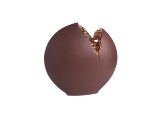 Ceramic Urn CR 28 with heart, Ceramic Cremate Urn For Ashes Adult, Memorial Casket, Urne pour Cendres