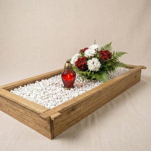 Oak Wooden grave frame , Grabrahmen, Grabeinfassung, Grave framing, Encadrement de tombe, Graf inlijsten