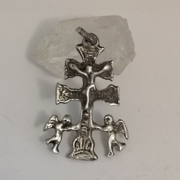 Sterling Silver - Pendant Only Caravaca Crucifix Pendant