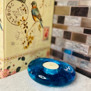 Handcrafted Resin Tea Light Candle Holder