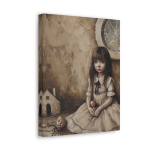Creepy Victorian Wall Art, Halloween Wall Art