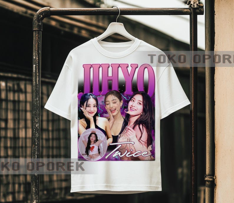Limited Jihyo Twice Shirt, Vintage Jihyo Korean Singer T-shirt, Kpop ...
