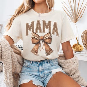 Western Mama Shirt, Western Coquette Bow Shirt, Country Mama Shirt, Western Shirt, Mom Gift, Mama Shirt, Mothers Day Gift, Mothers Day Shirt