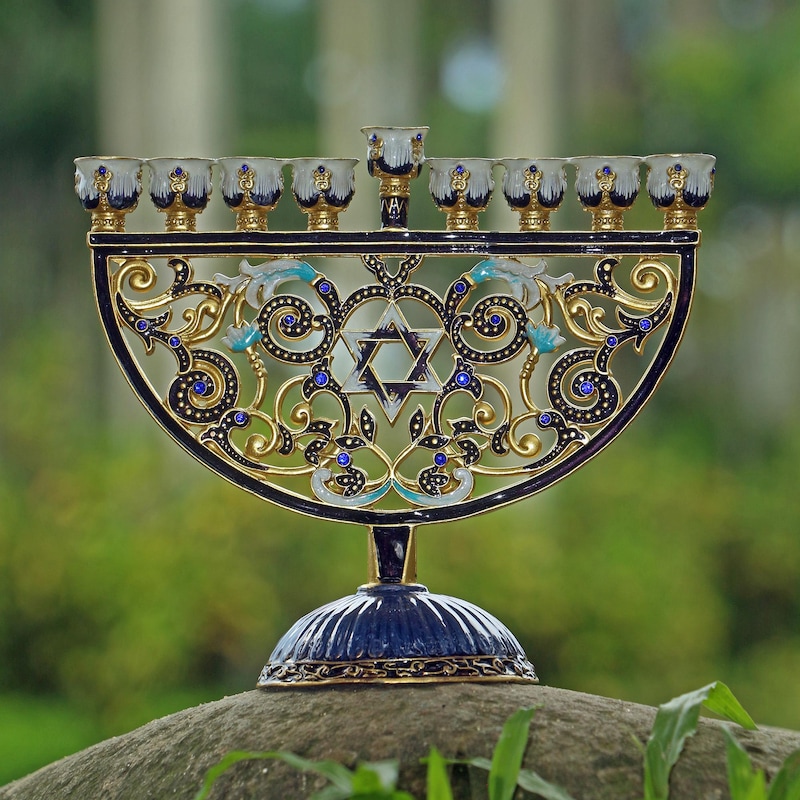 Hanukkah Candle Holder - Etsy