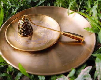 Vintage kaarsendover metaal | kandelaars | vintage & interior - webshop voor vintage interieur producten