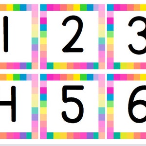 Tarjetas flash de números imprimibles 1-30, tarjetas didácticas en inglés de EE. UU., descarga instantánea, recurso educativo para la educación en el hogar