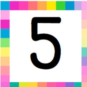 Printable Numbers Flash Cards 1-30, English US Flashcards, Instant ...