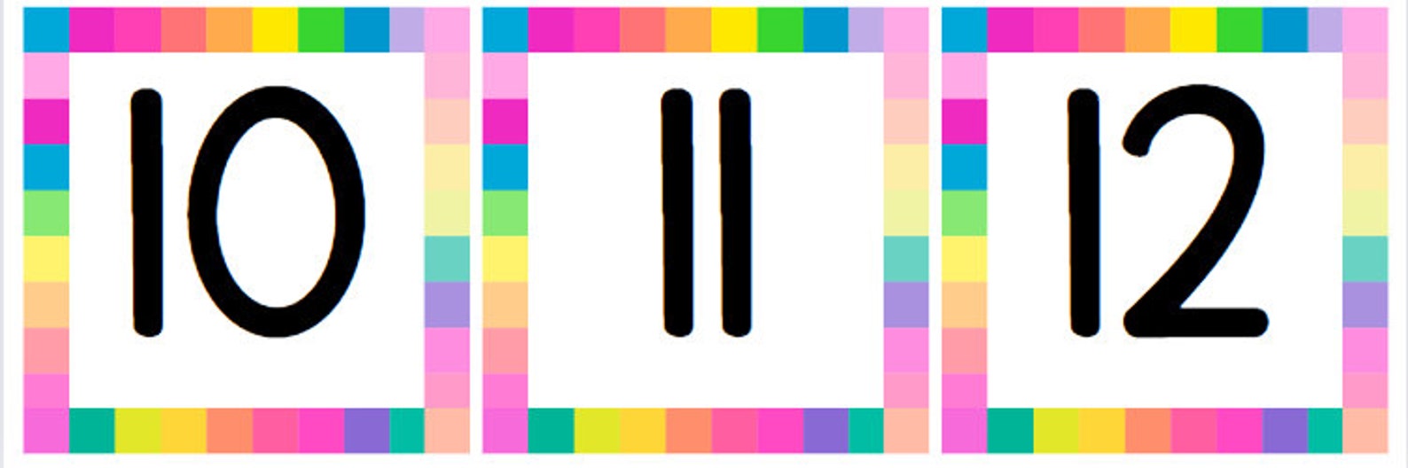 Printable Numbers Flash Cards 1-30, English US Flashcards, Instant ...
