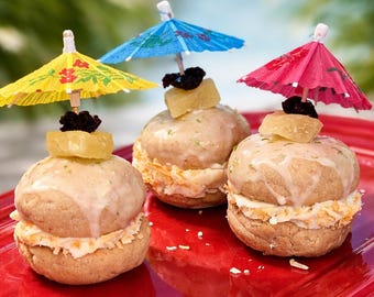 Receta de galletas sándwich de piña colada