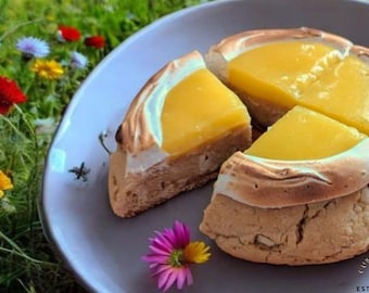 Receta de galletas de pastel de merengue de limón
