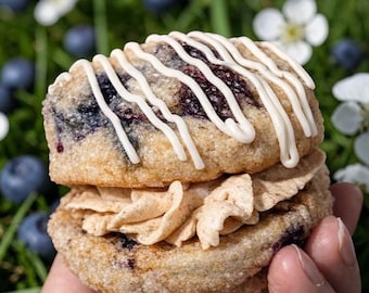 Recept på blåbärsmuffinssmörgåskakor