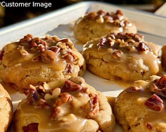 Przepis na nadziewane ciasteczka maślane z pekanami