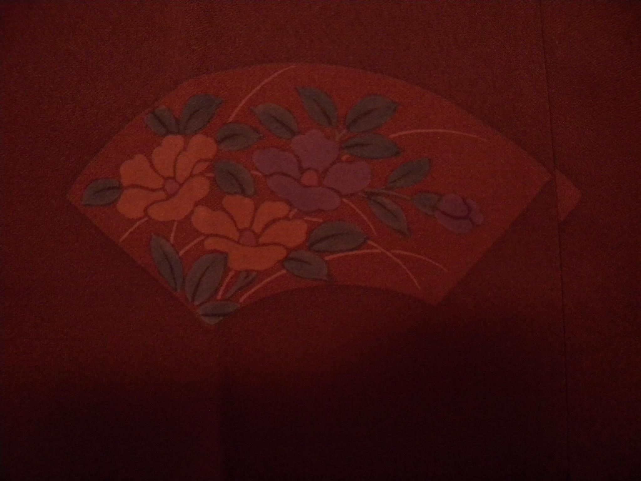 ミユキ　緑s2 Vintage Michiyuki S 3065, Brick Red Colored Silk - Etsy