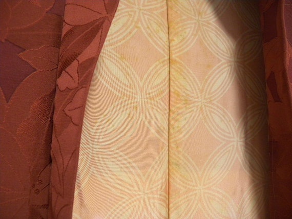 Vintage haori  S2124, autumn colored silk - image 6
