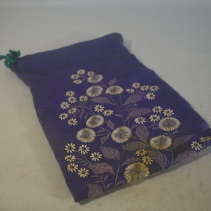 Bolso vintage 6725, chirimen, bordado.