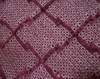 Vintage haori  S2138, purple colored shibori silk