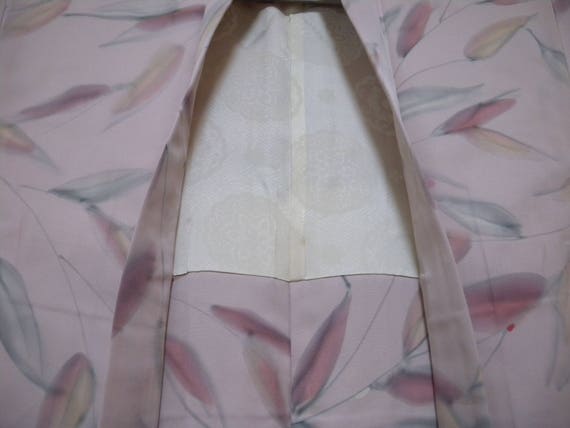 Vintage haori S901, light purple, silk - image 4