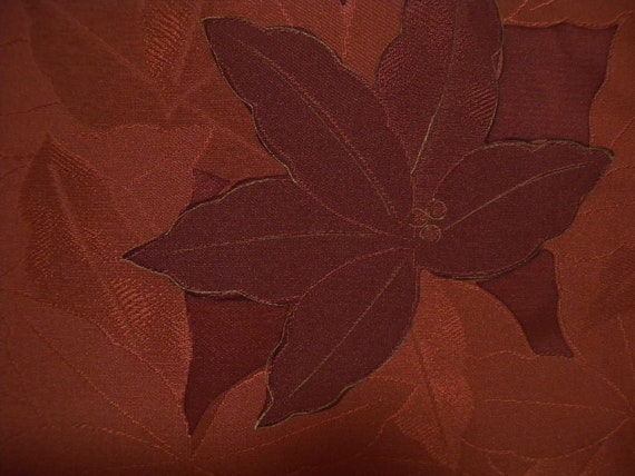 Vintage haori  S2124, autumn colored silk - image 1