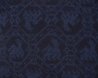 Vintage kimono S2642, blue, silk