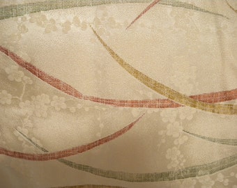 Vintage kimono S2717, beige silk