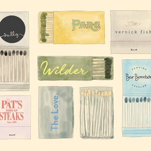 Philly Matchbook Art Print