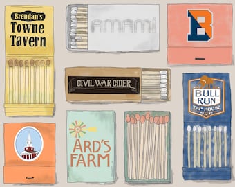 Bucknell Matchbook Art Print