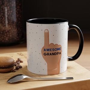 Awesome Grandpa Mug | 11 oz Ceramic Mug for Grandfather | Gift for Granddad | Birthday, Christmas, Father&#39;s Day, Present | Best Grandpa Ever
