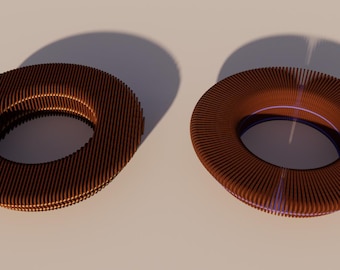 Round Bench – 2 Designs | 240 cm Diameter | CNC Layered | 4 Segments Assembly