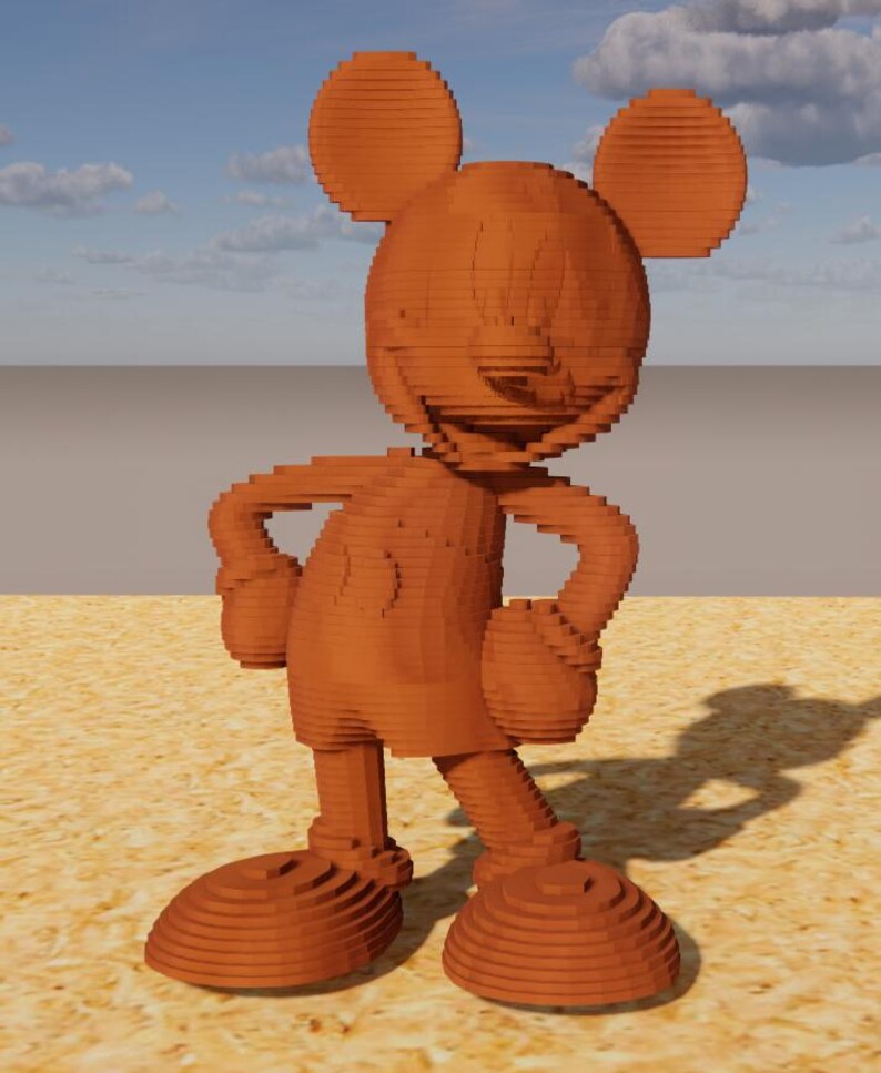 Layered Mouse Cartoon Character – Digital CNC / Laser Cut File - Etsy