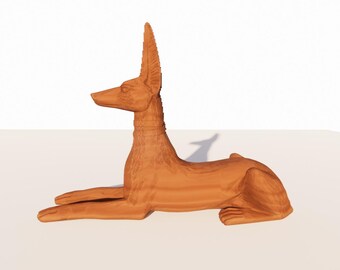 Layered Anubis Sculpture – CNC Laser Cut File