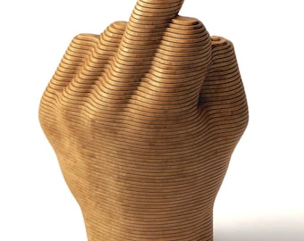 F*ск Laser Cut File 3mm Plywood parametrics