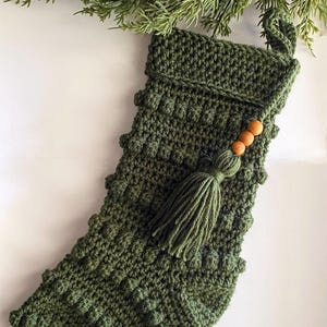 Handmade Crochet Christmas Stocking: Personalized Holiday Decor