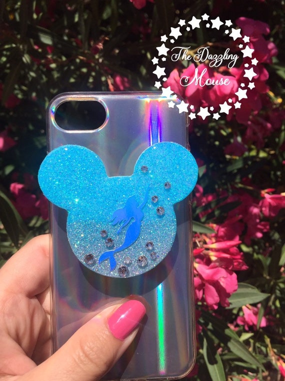 Little Mermaid inspired socket Ariel mouse head themed pop grip!