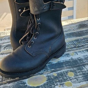 BJA militaire laarzen zwart leer maat 43