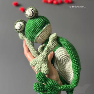 Crochet Frog Lovey Pattern - PDF file only
